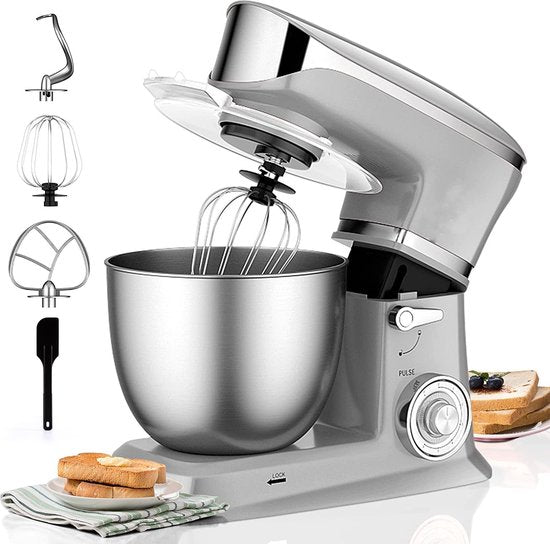 1900W, Multifunctional Mixer, Kitchen Machine, Silver