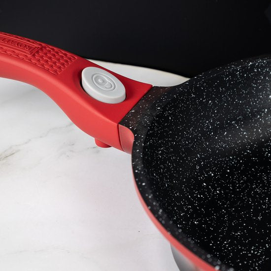 14pcs, cookware set, red-black, Royalty Line ES2014M