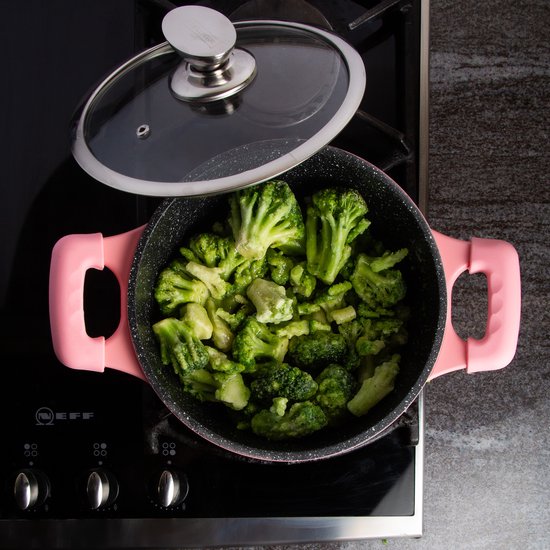 14 pcs, cookware set, pink, Royalty Line