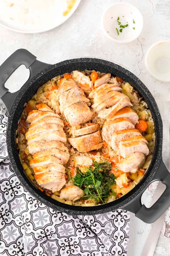 14pcs, cookware set, silver, Royalty Line ES2014M