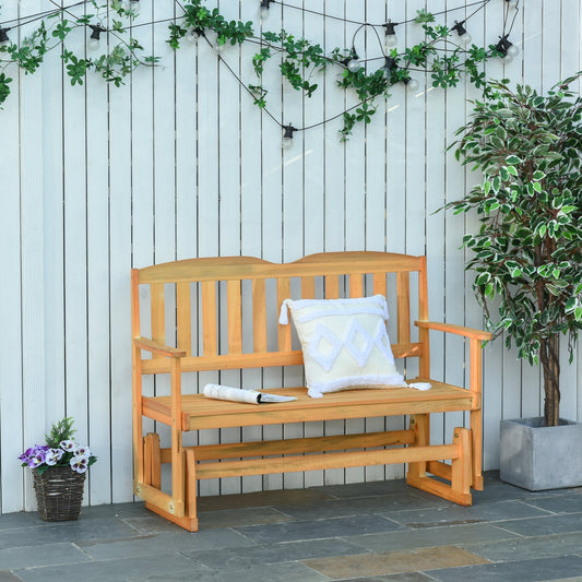 Classic Wooden 2 Seater Swinger / Rocking Bench