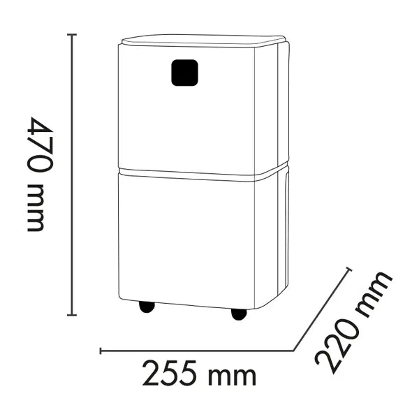 11Ltr, dehumidifier, air purifier, Argo Dry Pury EVO 11