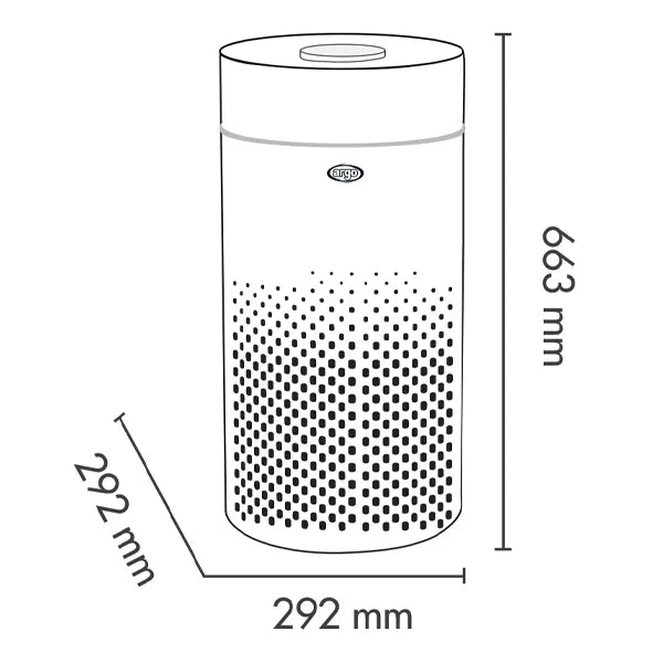 350 cbm, air purifier, wi-fi app, Argo Pury Pro