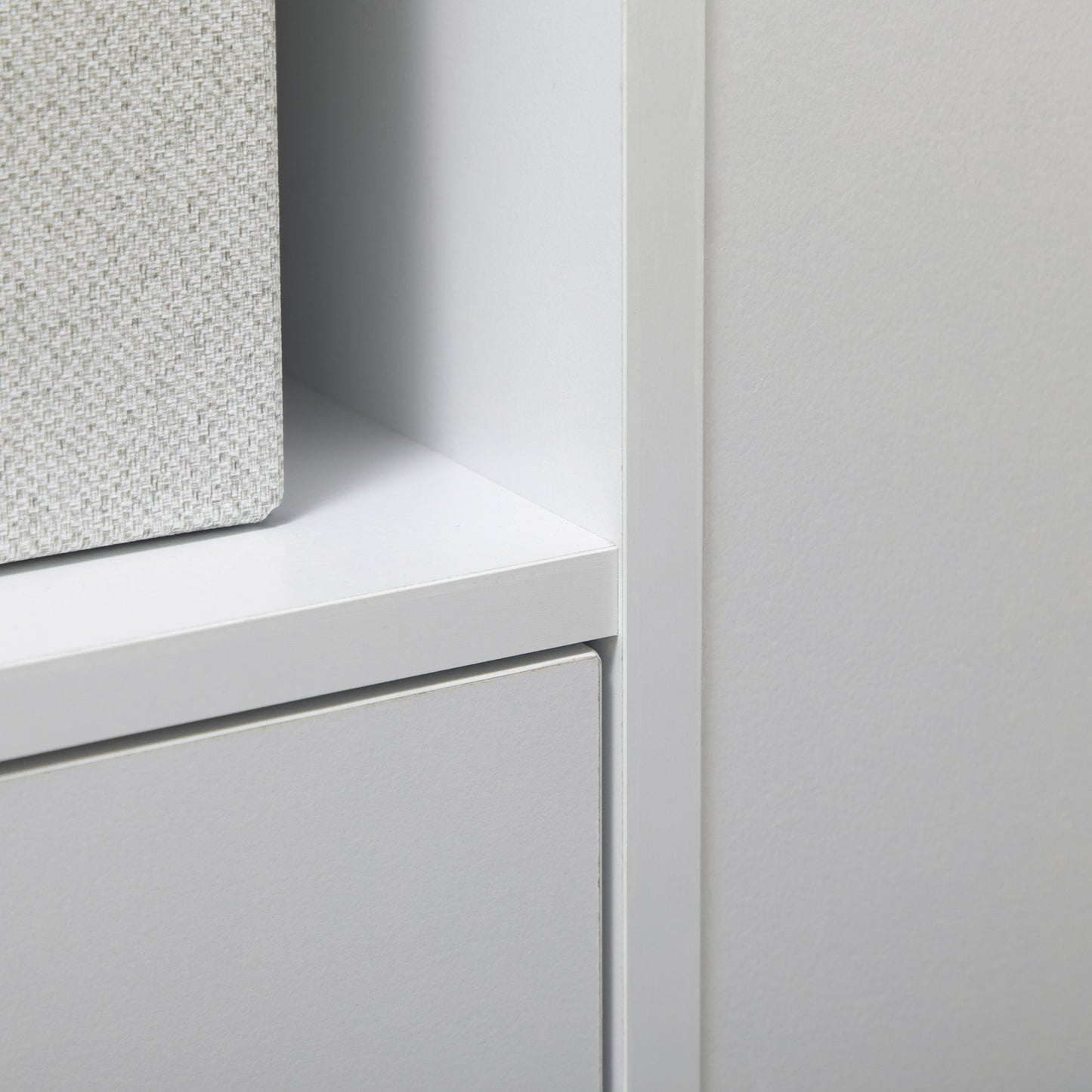 Kitchen Trolley with Cabinet and Adjustable Shelves, Swivel Wheels and Brake, 75x39.5x88 cm, White