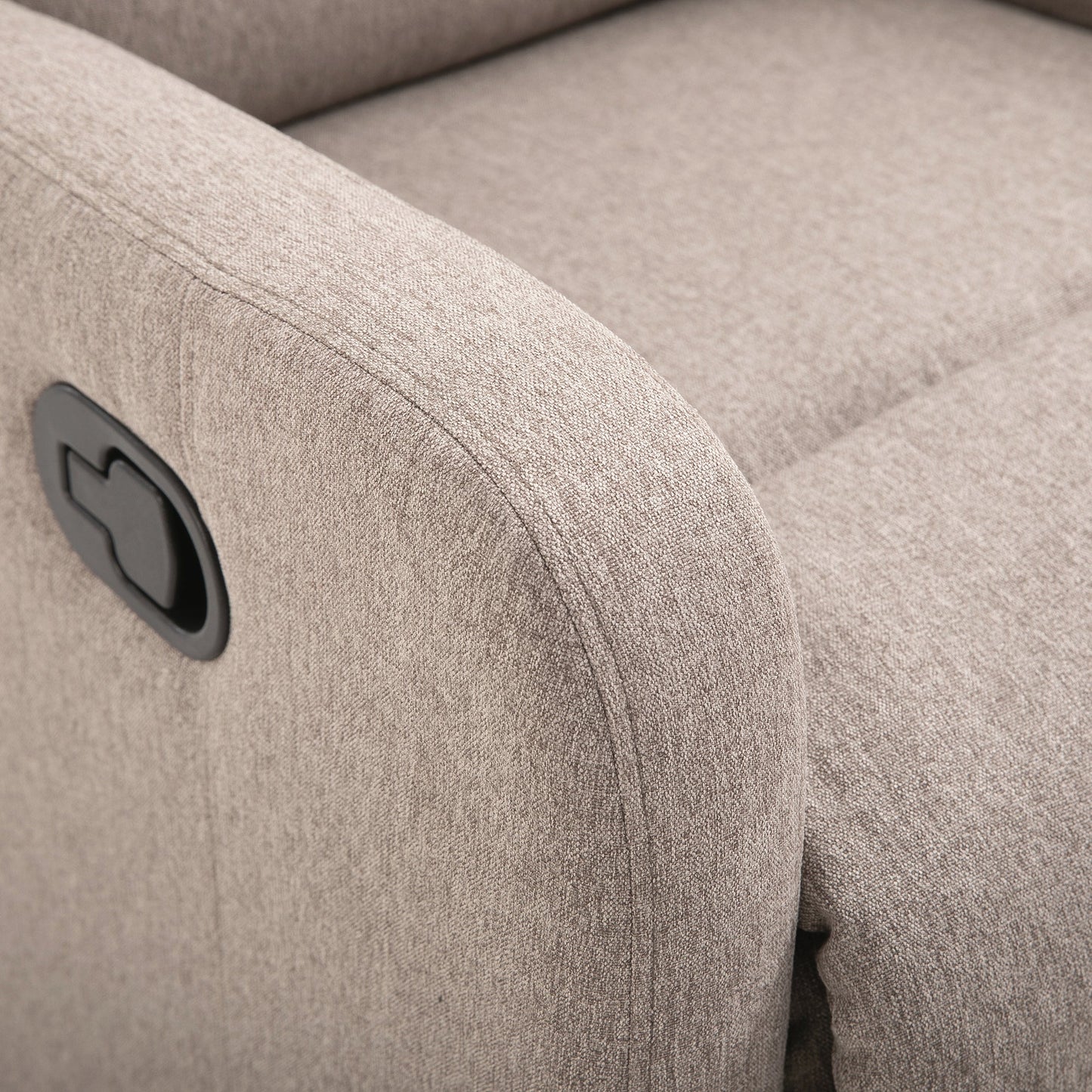 Relax Chair Reclining up to 168° with Footrest, 67x83x107 cm, Grey