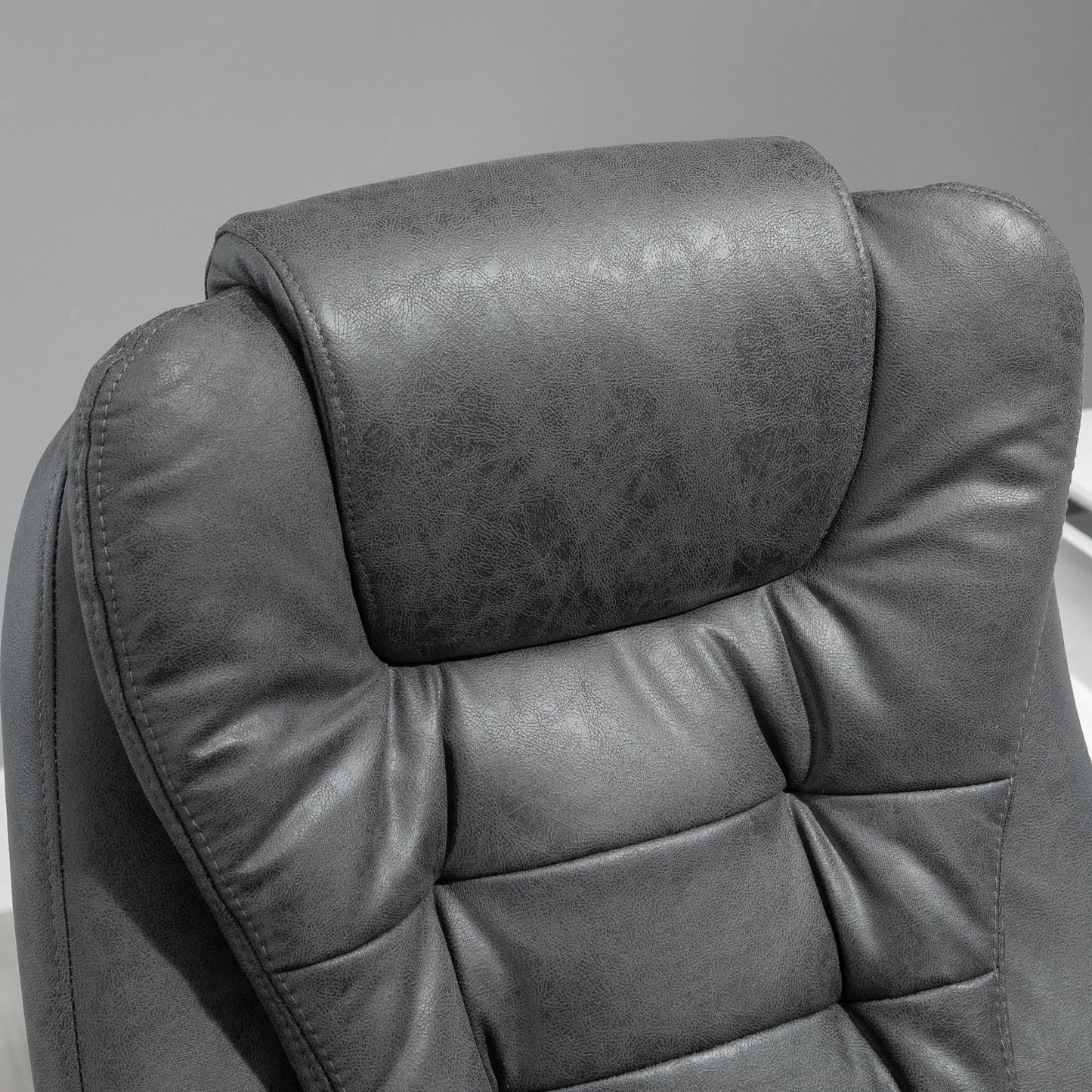 Office Chair Massage and Recliner with Heat and Adjustable Height, Grey