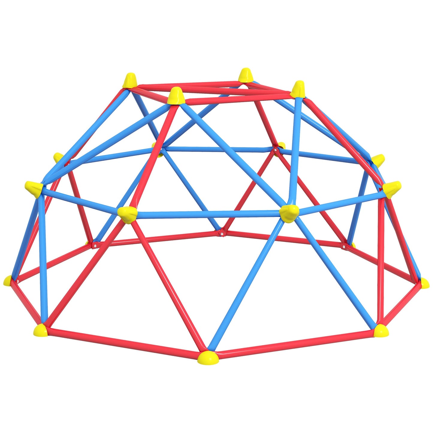 Climbing Dome for Children 3-8 Years, Metal Structure for 4 Children, Ø183x90cm, Multicolor