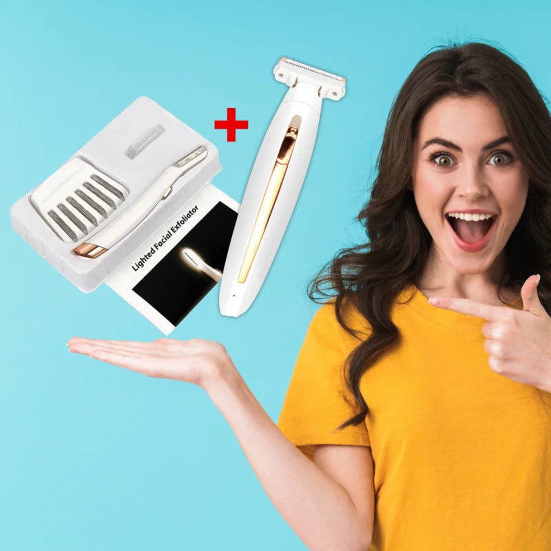Cenocco Beauty SETCC9087/9086 Body Hair Remover & Facial Epilator Set