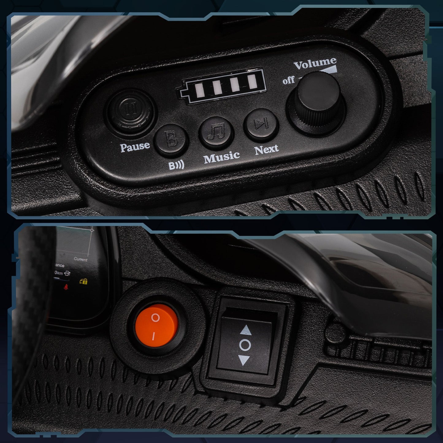 12V Maserati Gran Turismo Folgore Children's Car with Remote Control, Age 3-5 Years, Grey