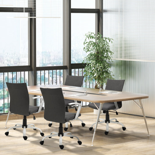 Ergonomic and Swivel Office Chair with Adjustable Height, 61x61x89-99 cm, Dark Grey