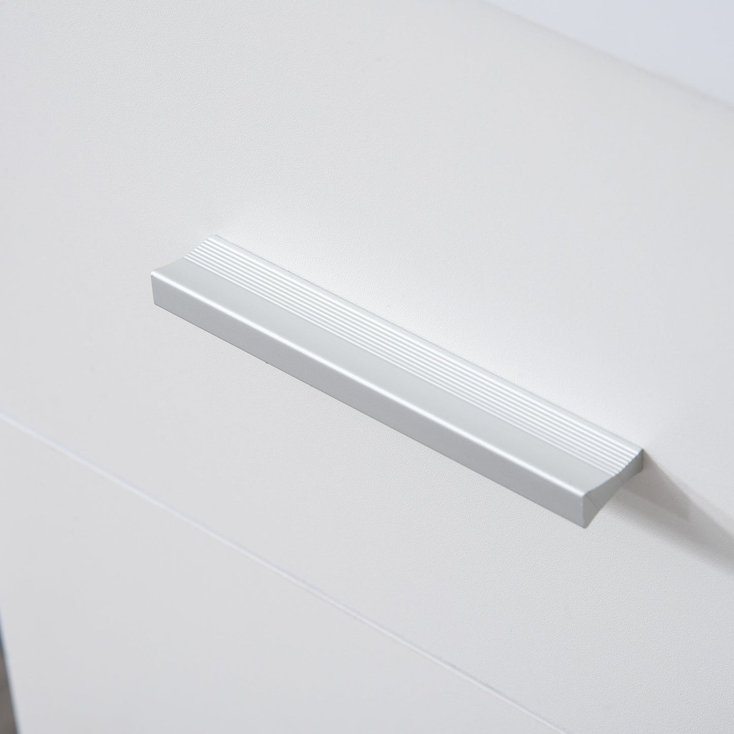 Modern Wooden Corner Desk with Drawer, Cabinet and Shelves, Office and Home Furniture, White