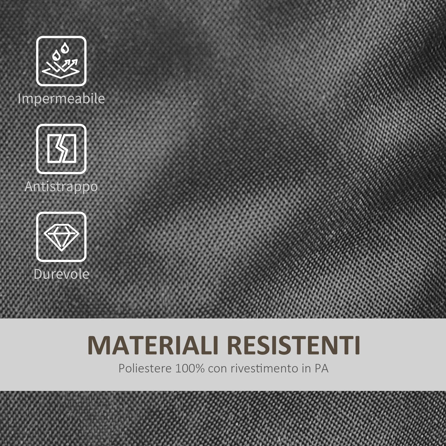 Set of 4 Gazebo Weights in Waterproof Fabric to be Filled with 15kg of Sand or Gravel - Black