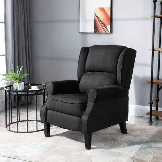Reclining Massage Relax Chair with Remote Control, 78x83x101cm, Black