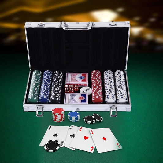 Professional Poker Set with Aluminum Case