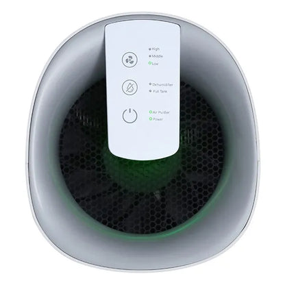 Air Purifier, with dehumidifier function, 1 LTR LED display, Soft touch keys, White, FINLUX
