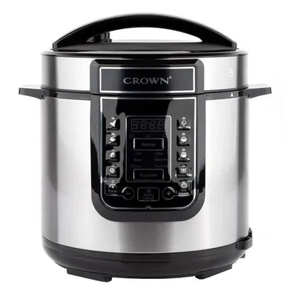 6.0Ltr Multicooker, 1000W, Non-stick coating, Silver/Black