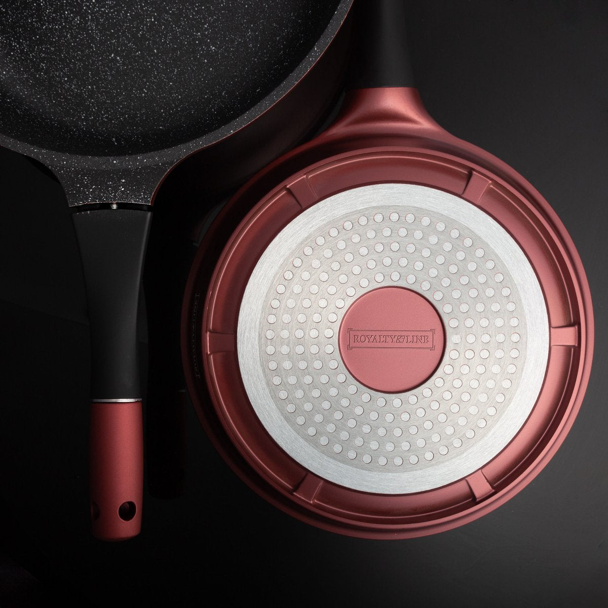 14 pcs, cookware set, burgundy, Royalty Line