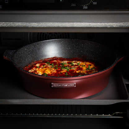 14 pcs, cookware set, burgundy, Royalty Line