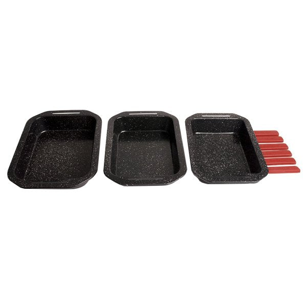 Royaltyline CC3 3-Piece Roasting Pan Set – Non-Stick