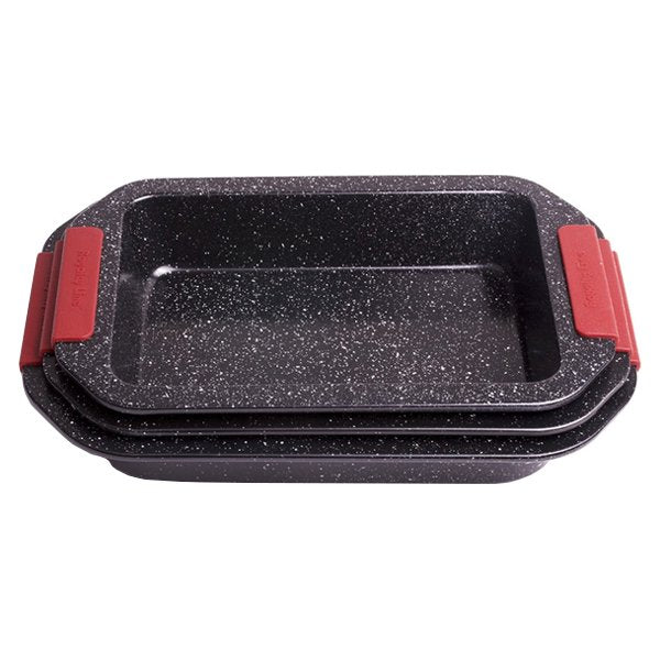 Royaltyline CC3 3-Piece Roasting Pan Set – Non-Stick