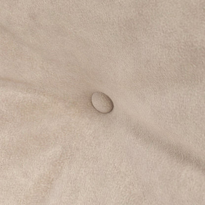 3-in-1 Velvet Fabric Sofa Bed with Adjustable Backrest and 2 Cushions, 102x73x81 cm, Beige