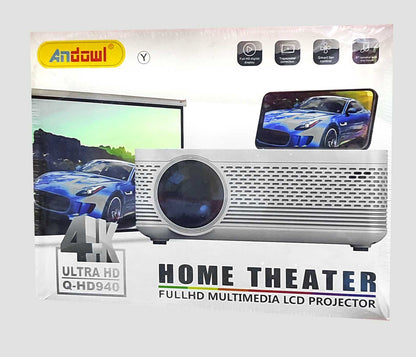 4K UHD Portable Projector with Android OS Andowl Q-HD940