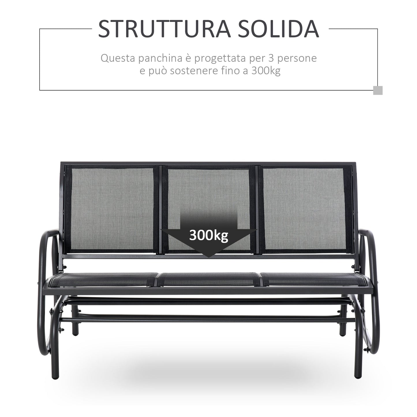 NIS | 3 Seater Garden Swinger / Rocking Chair