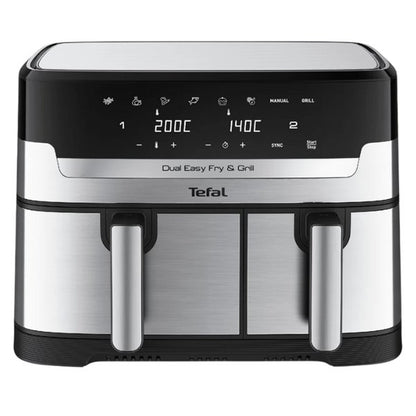 Tefal EY905D10 Easy Fry Dual Air Fryer & Grill – 8.3L