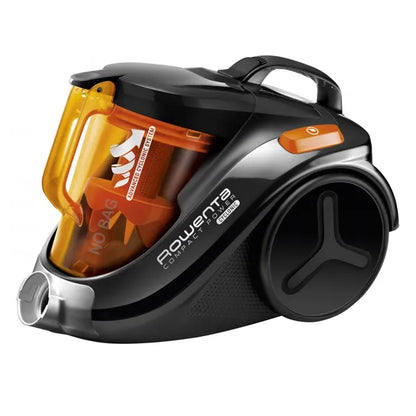 750W Bagless Vacuum Cleaner, ROWENTA Compact Power BK/OR