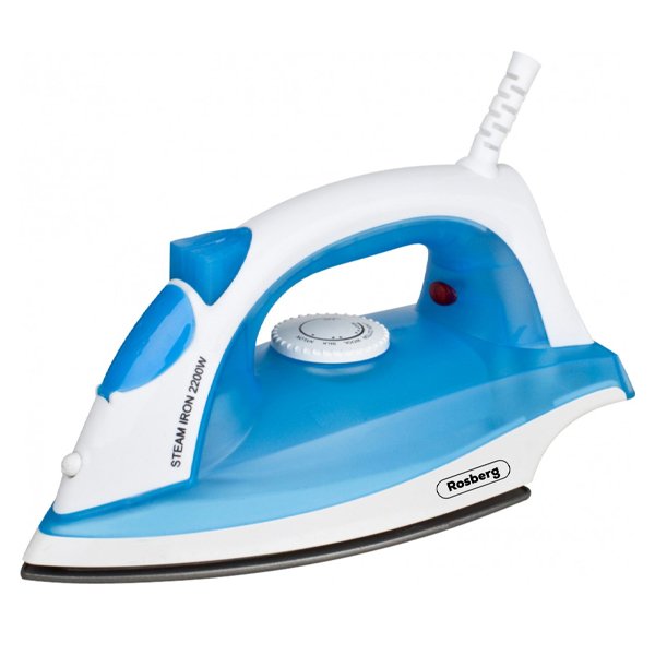 Rosberg R51050AT Steam Iron – 2200W with Teflon Soleplate