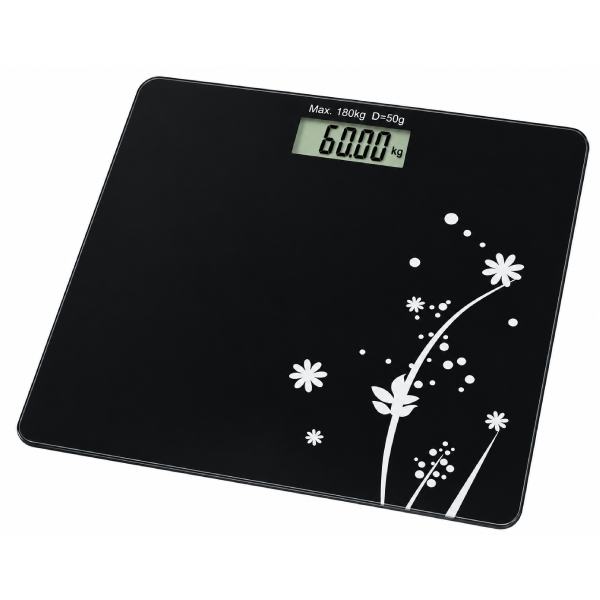 Rosberg R51650E-BK Digital Bathroom Scale – 180kg Capacity