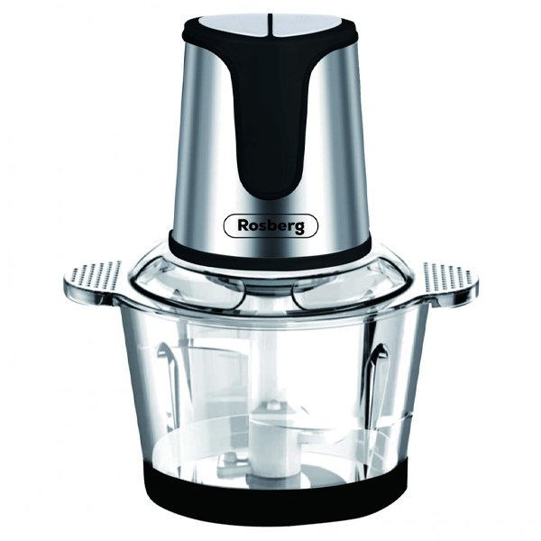 Rosberg R51111E Food Chopper – 500W, 3L Glass Bowl