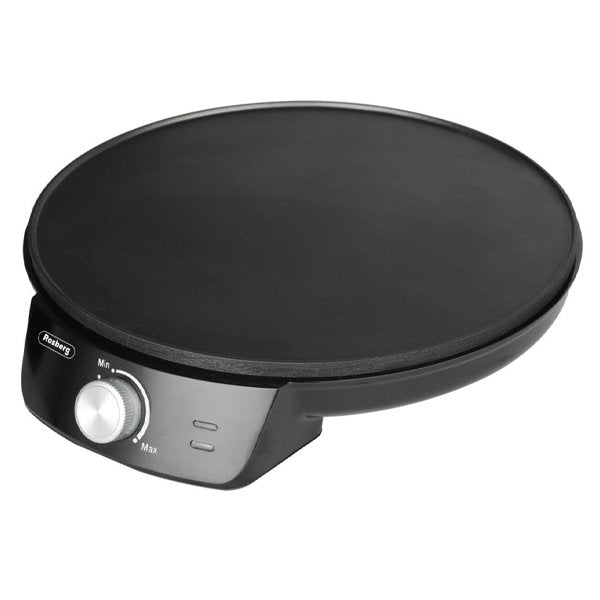 Rosberg R51323A Pancake Maker – 1200W, 30 cm Non-Stick Plate