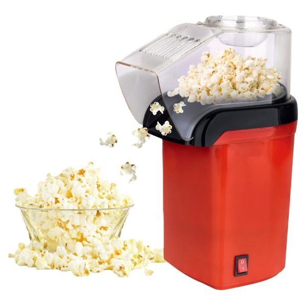 Rosberg R51233A Hot Air Popcorn Maker – 1200W Red
