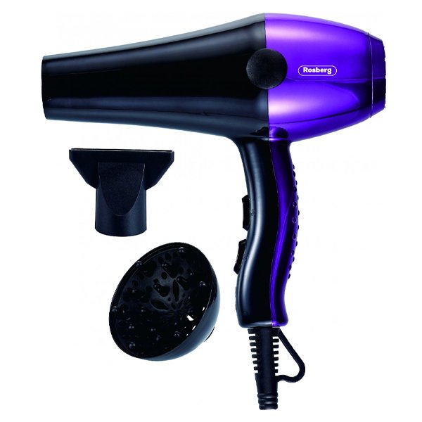Rosberg R51100SD 2000W Hair Dryer – 2 Speeds, 3 Heat Settings