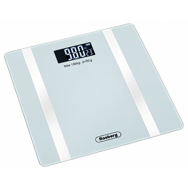 Rosberg R51650I-WH Bluetooth Digital Bathroom Scale – 180 kg