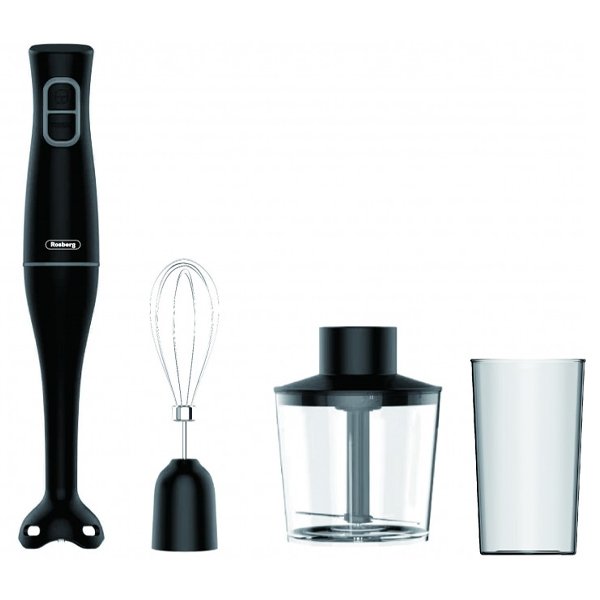 Rosberg R51112OSC Hand Blender with Chopper & Beater