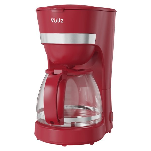 Olivervoltz CG150.3 Coffee Maker – 600W, 1.25L, Red