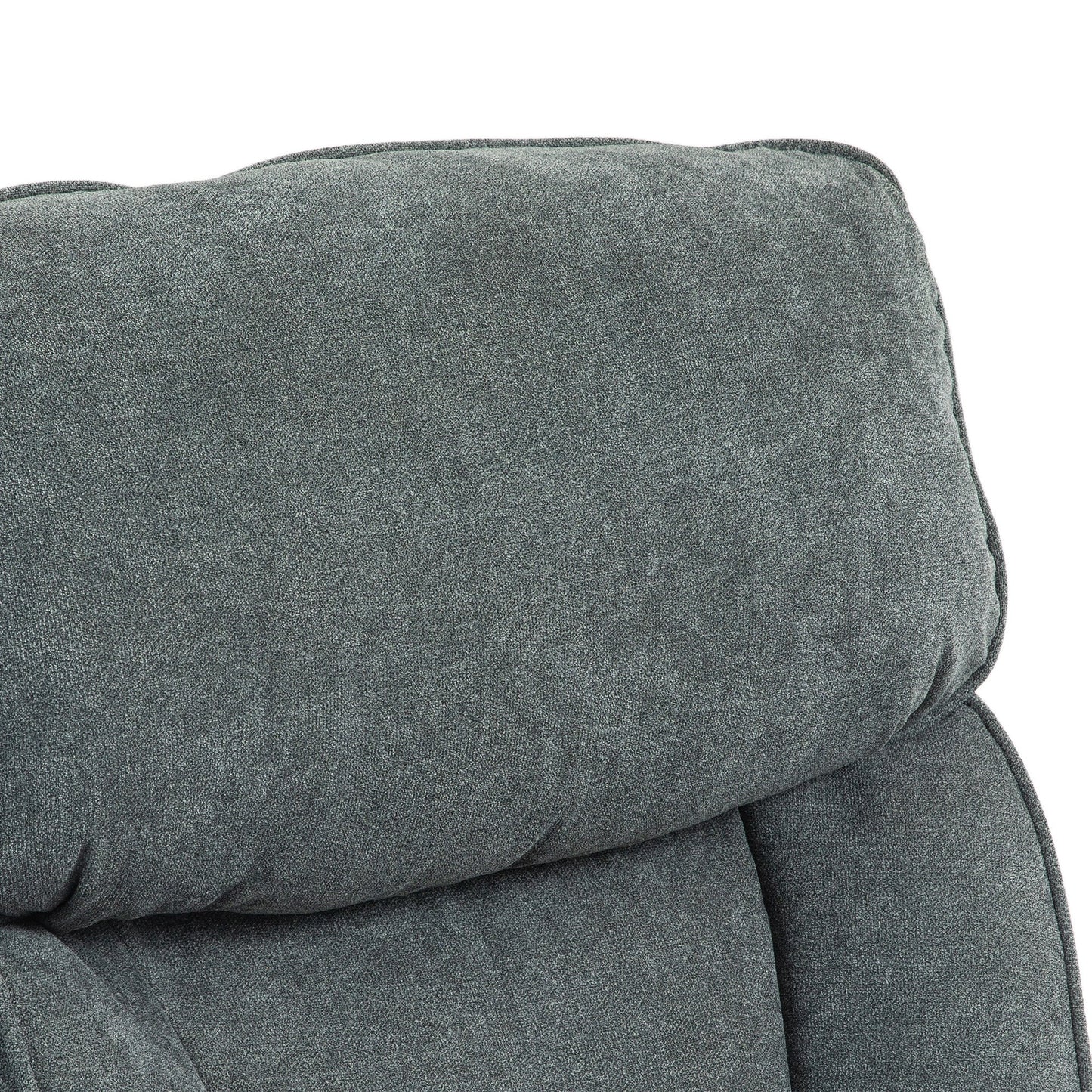 Reinforced Office Chair 200kg Capacity, Swivel and Tiltable in Velvet Fabric, Grey