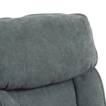Reinforced Office Chair 200kg Capacity, Swivel and Tiltable in Velvet Fabric, Grey