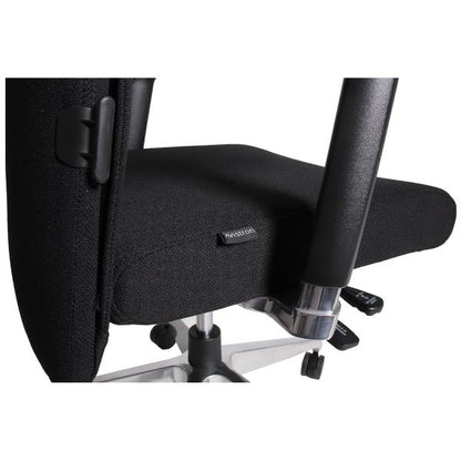 Office Chair, Fabric, Black, AVISTRON London