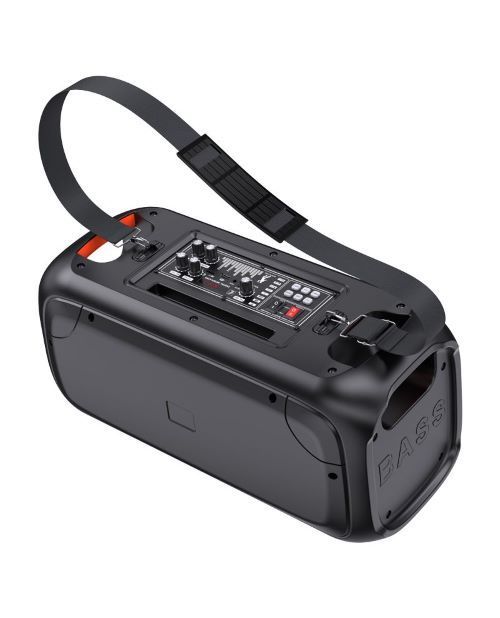 30W, portable speakers, led lights, double microphone, KSC-1001