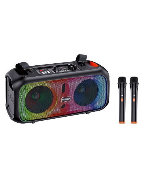 30W, portable speakers, led lights, double microphone