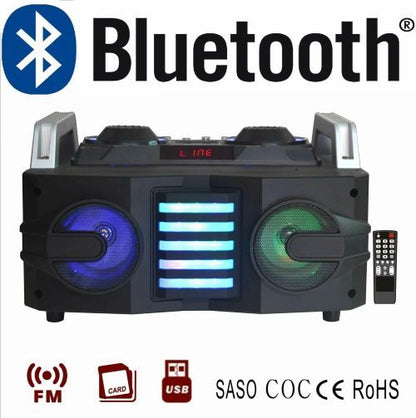12v-230v, portable, double speaker, equalizer, led lights, Ailiang