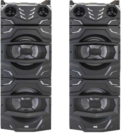 500W, pair, active speakers, mini dj console, WEB-210