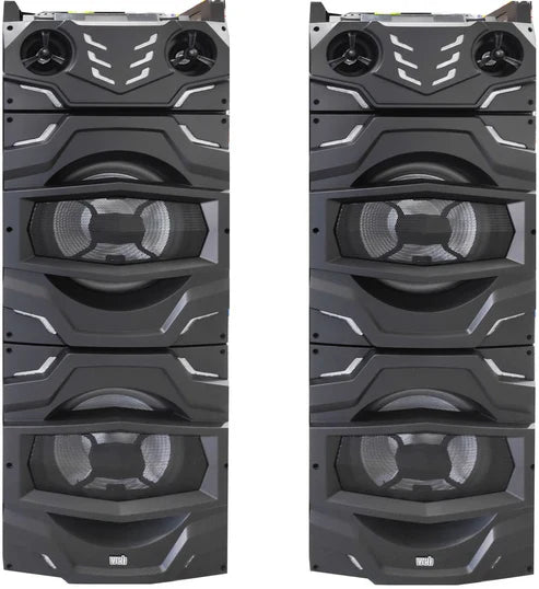 500W, pair, active speakers, mini dj console