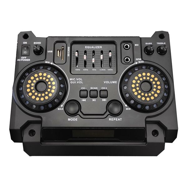 500W, pair, active speakers, mini dj console, WEB-210