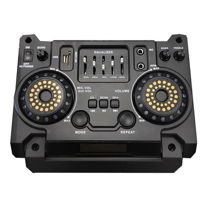 500W, pair, active speakers, mini dj console, WEB-210