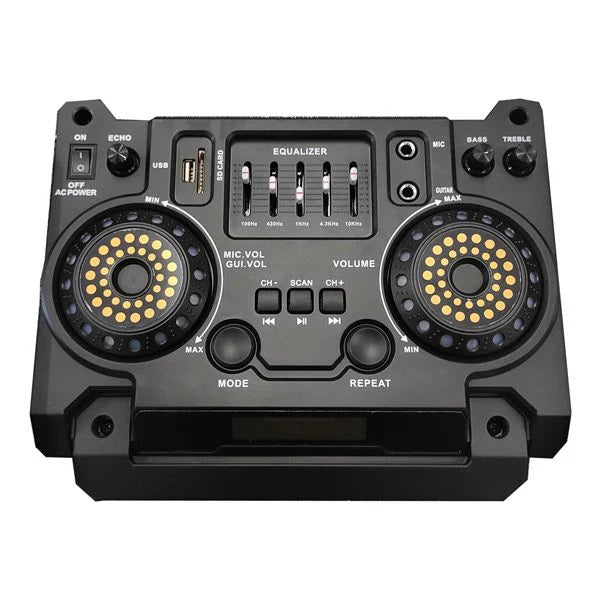 500W, pair, active speakers, mini dj console