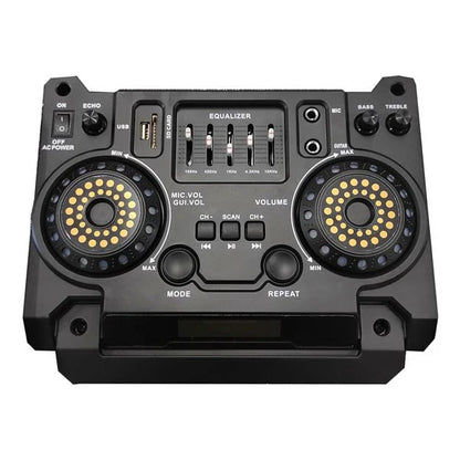 500W, pair, active speakers, mini dj console